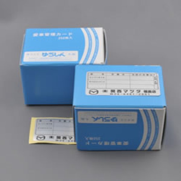 画像1: 愛車管理カード500枚（5.8cm/4.8cmサイズ）【再注文】 (1)